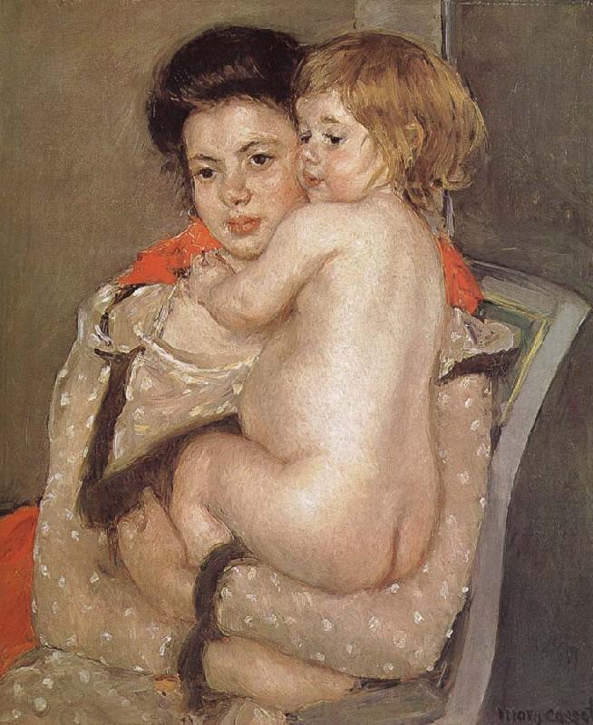 Mary Cassatt The girl holding the baby